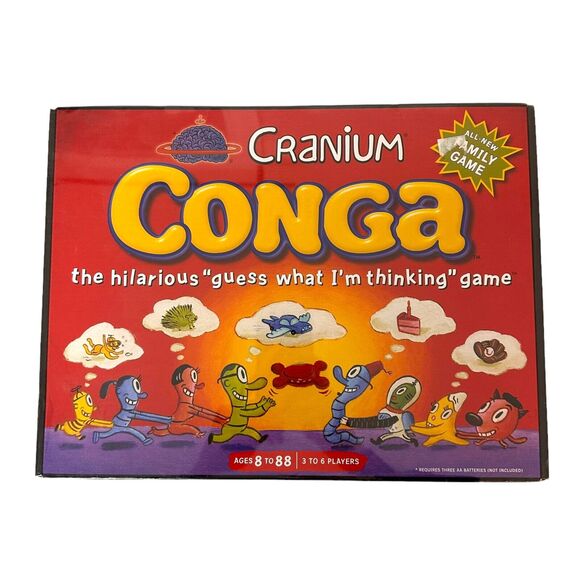 Cranium Conga Game New and Factory Sealed 2003 The Hilarious Guess What Im - Picture 2 of 9